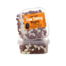 М'який насадочний пеллетс Dynamite Baits Slow Sinking Nuggets White & Brown Fishmeal - DY357