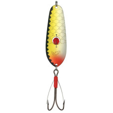 Блешня KUUSAMO Rasanen с бусінкою, weedless BL/YE-S 70 мм 20 гр (40215020)
