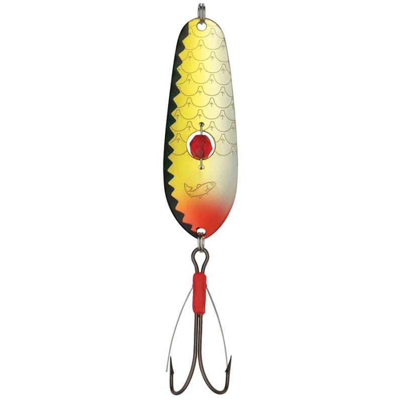Блешня KUUSAMO Rasanen с бусінкою, weedless BL/YE-S 70 мм 20 гр (40215020)