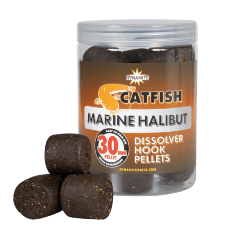 Пеллетс Catfish Marine Halibut Dissolver Hook Pellets 30mm - DY860